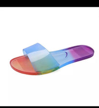 Load image into Gallery viewer, Rainbow sandals
